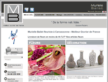 Tablet Screenshot of murielle-bailet.com